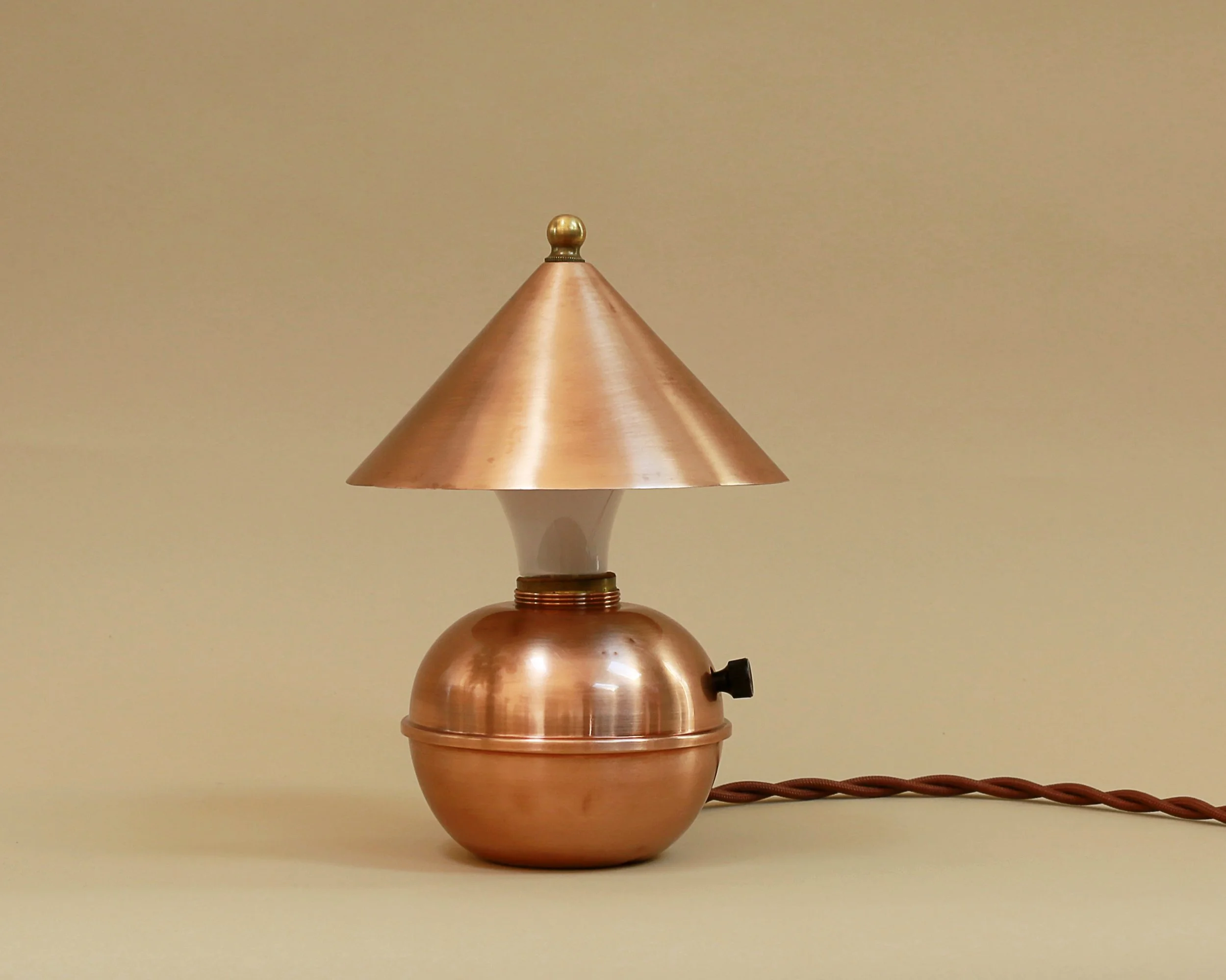 Vintage Copper 'Glow Lamp' by Ruth Gerth circa 1930's — Artig Lighting